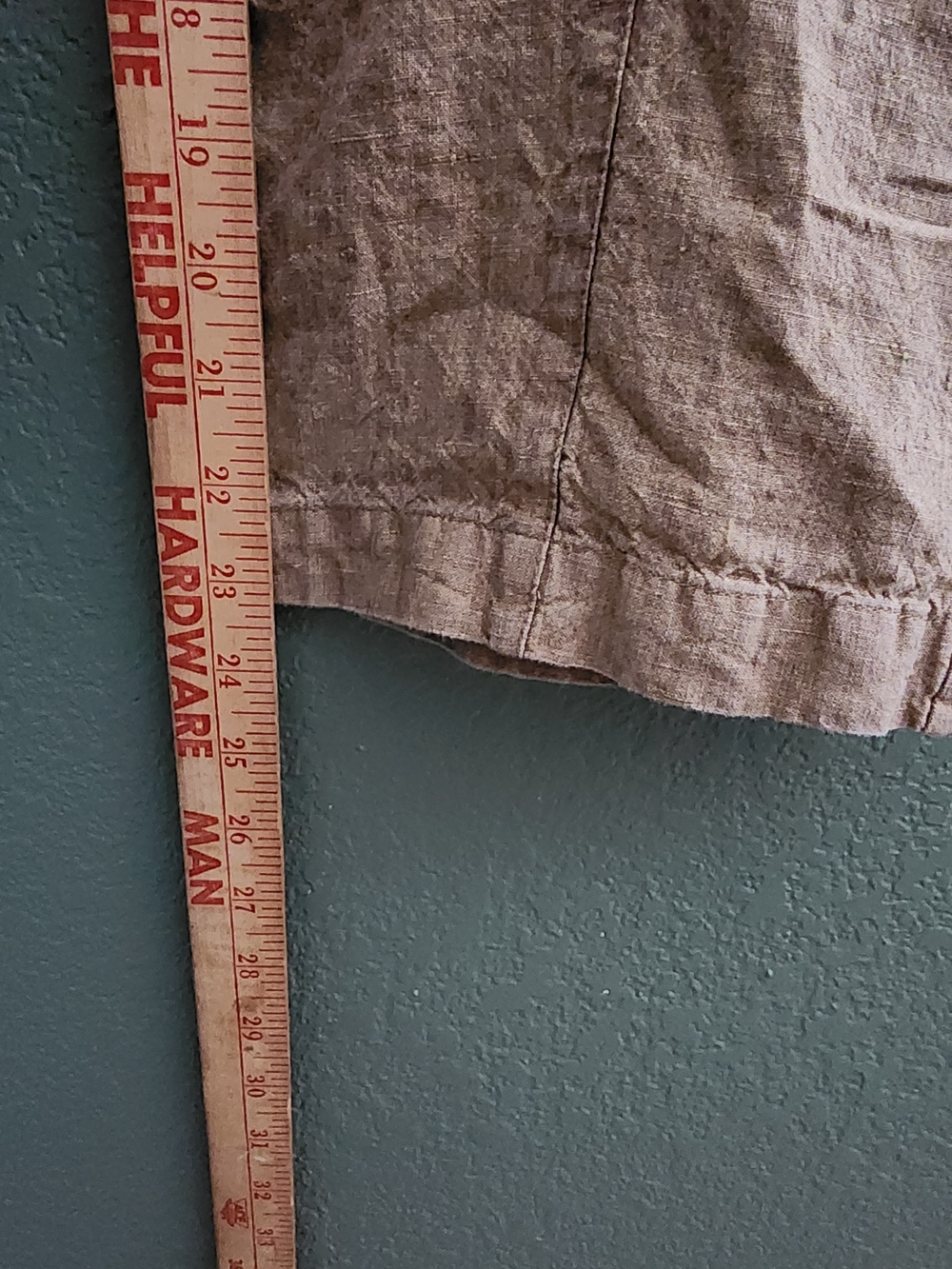 Poetry Wide-Leg Linen-Blend Pants in Taupe Brown - Picture 5 of 6